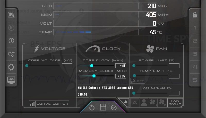 Gigabyte A5 K1 - podkręcanie