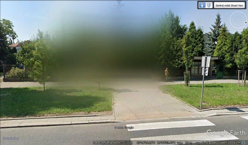 najsłynniejszy zamazany dom w Polsce