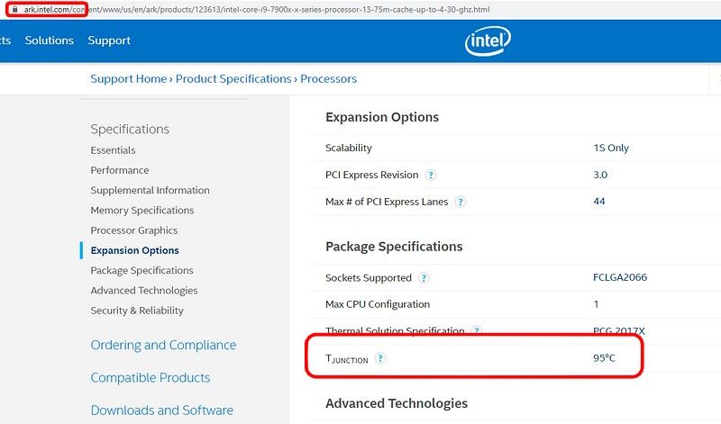 Baza danych CPU Intela