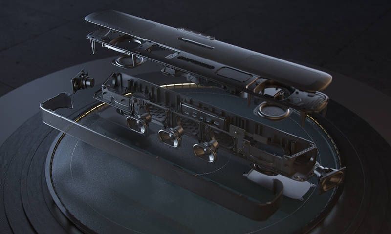 JBL Bar 5.0 Multibeam wnętrze