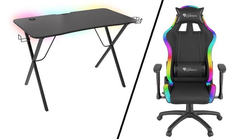 Zestaw gamingowy z oświetleniem RGB