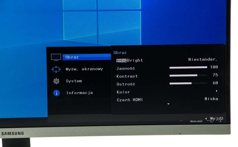 Samsung S27R350FHC - OSD