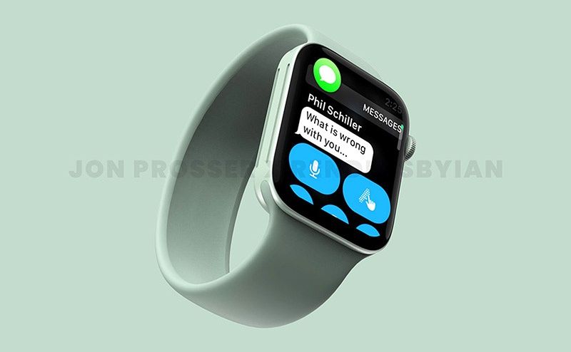 Apple Watch Series 7 rendery