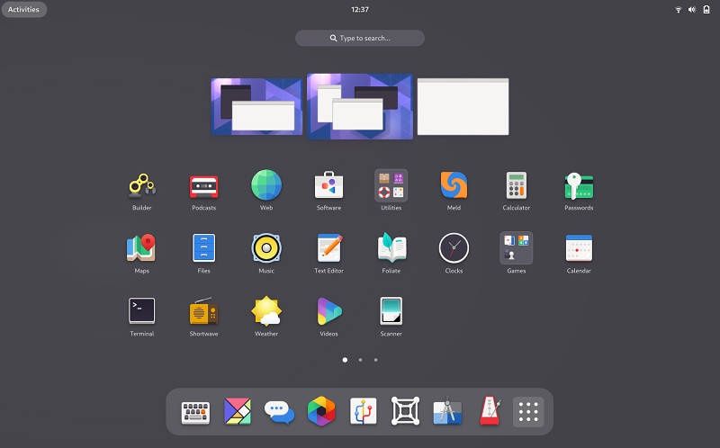 GNOME aplikacje