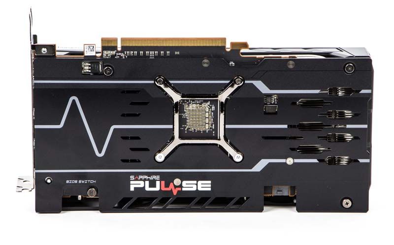 Sapphire Pulse Radeon RX 5500 XT - backplate
