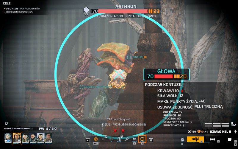 Phoenix Point - celowanie do morskiego potwora