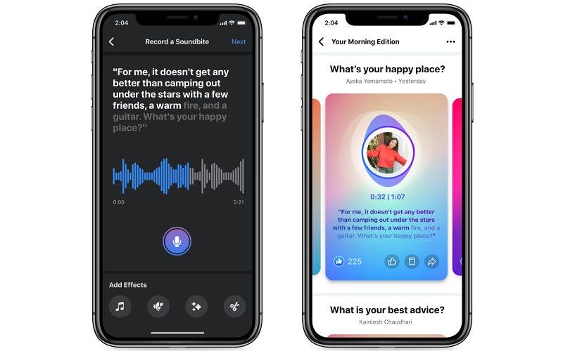 Facebook soundbites