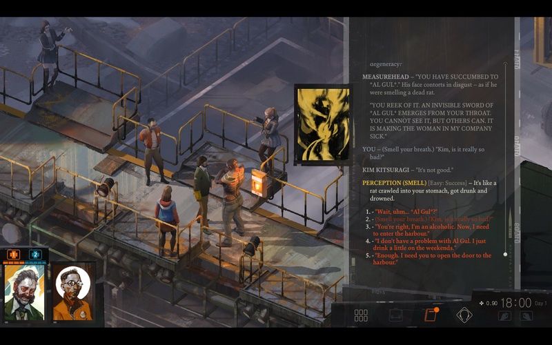 Disco Elysium - rozmowa