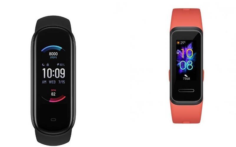 Amazfit Band 5 i Huawei Band 4