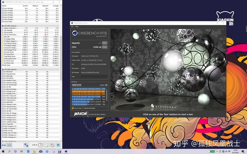 Intel Core i7-10710U - wydajność w benchmarku Cinebench R15