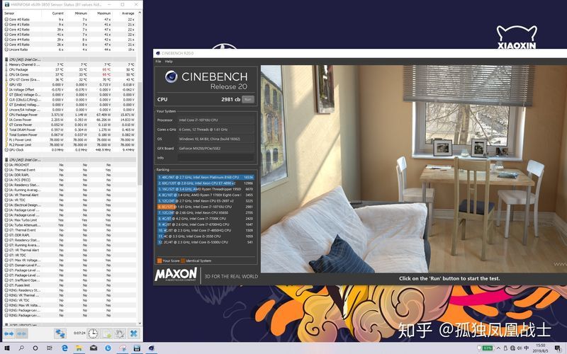 Intel Core i7-10710U - wydajność w benchmarku Cinebench R20