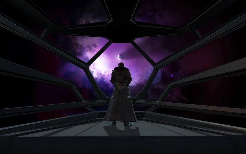 Age of Wonders: Planetfall - dowódca na tle układu gwiezdnego