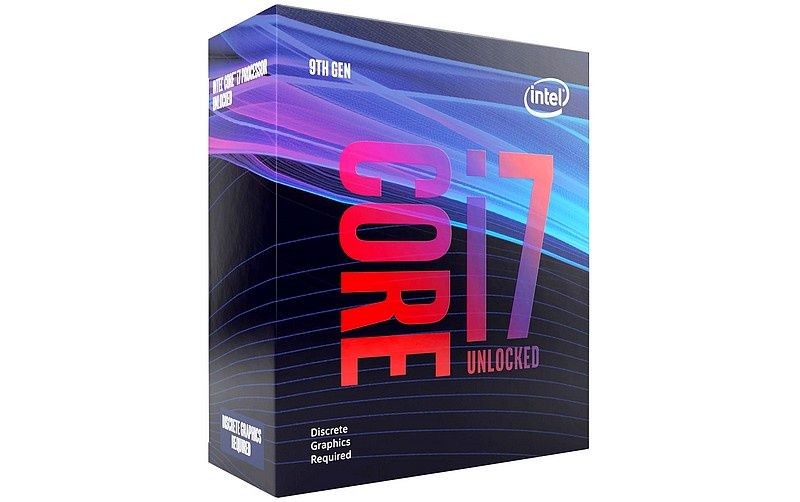 Pudełko Core i7 9-tej generacji