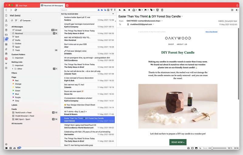 Vivaldi Mail