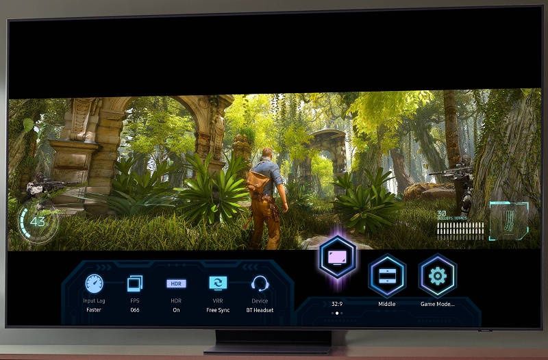 Samsung QLED gry panel