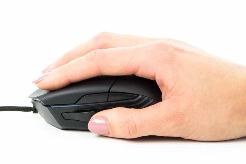 Mysz DM5 Blink w dłoni