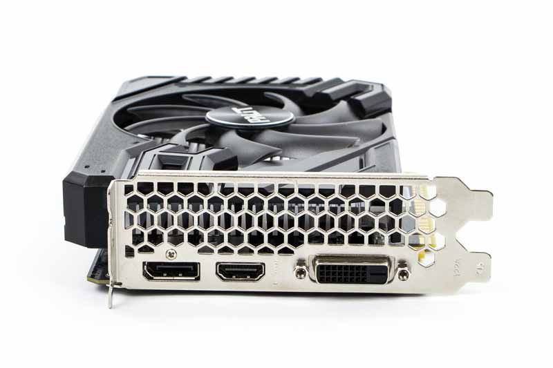Palit GeForce GTX 1650 Super StormX OC - porty