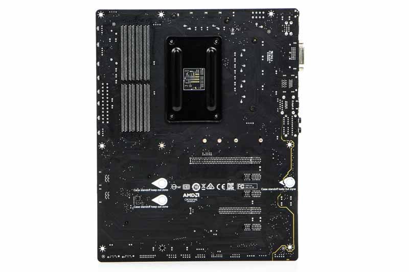 MSI B450 Tomahawk MAX - druga strona płyty