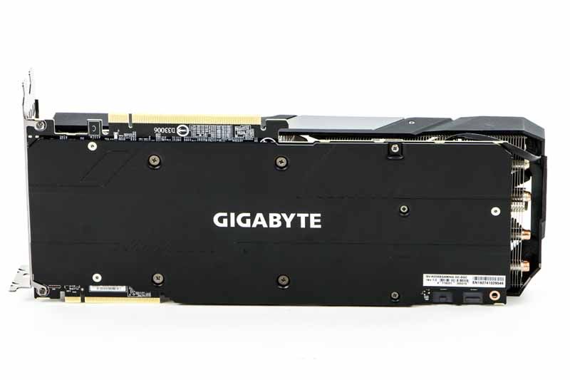 Gigabyte GeForce RTX 2080 SUPER Gaming OC - backplate