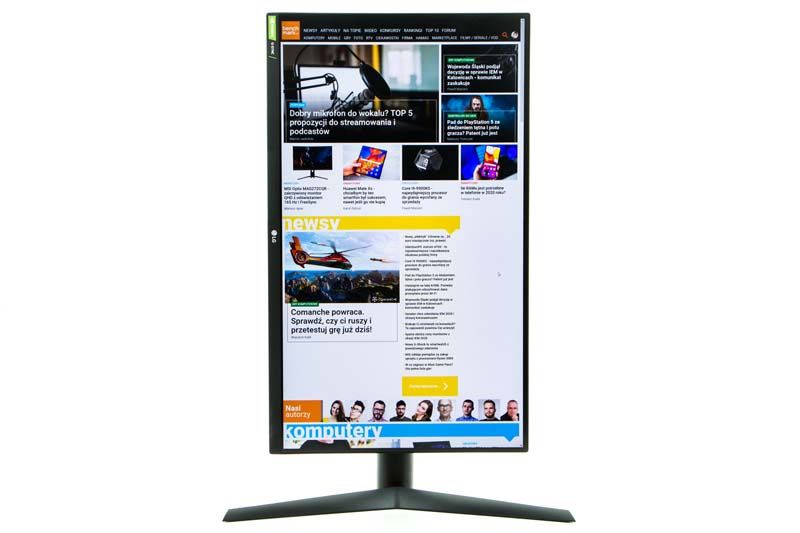 LG UltraGear 27GL850-B - funkcja Pivot