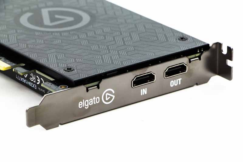 Elgato 4K60 Pro - wyjście i wejście obrazu HDMI 2.0