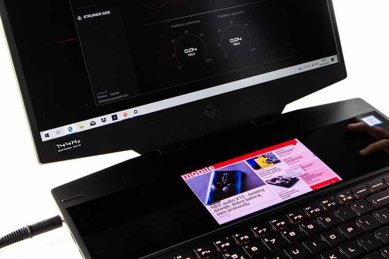 HP Omen X 2s drugi wyświetlacz