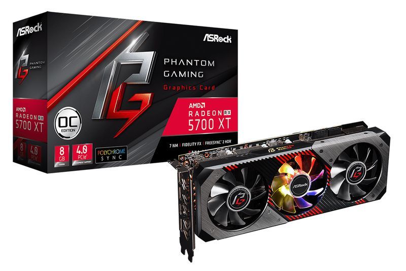 ASRock Radeon RX 5700 Phantom Gaming D 8G OC