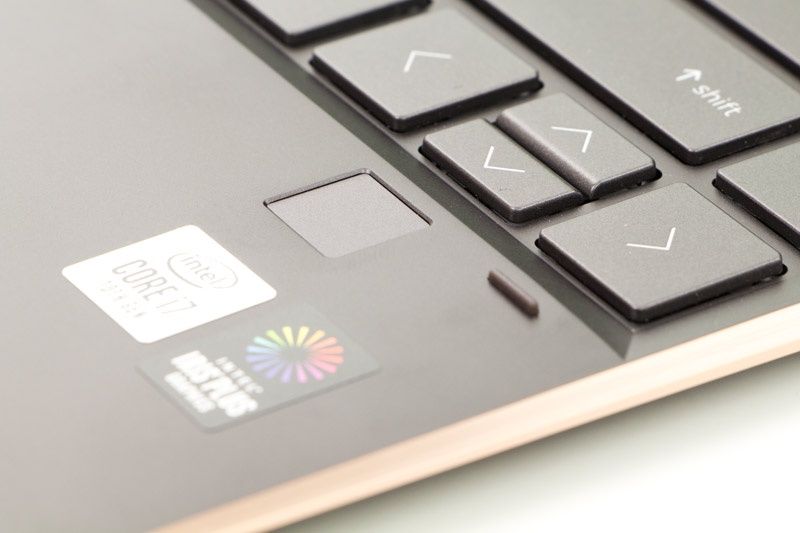 HP Spectre x360 13 czytnik linii papilarnych