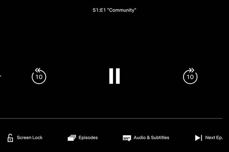 Netflix Screen Lock screen