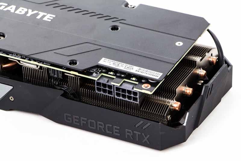 Gigabyte GeForce RTX 2080 SUPER Gaming OC - gniazdka zasilania