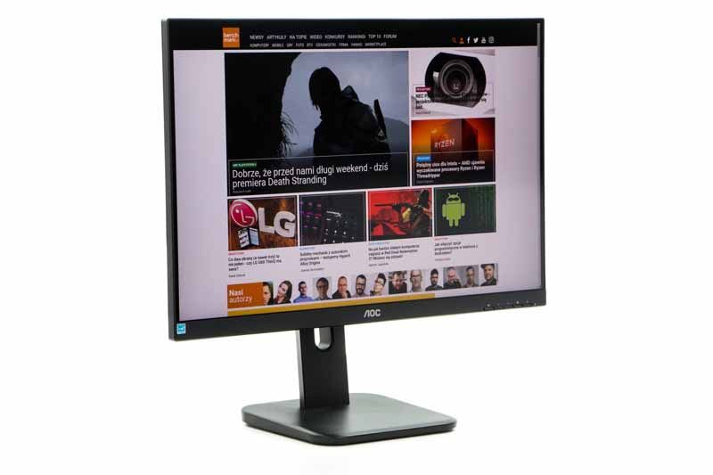 AOC X24P1 kąty widzenia
