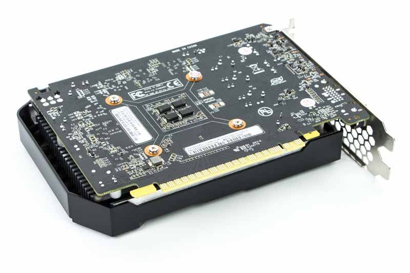 Palit GeForce GTX 1650 Super StormX OC - spód karty