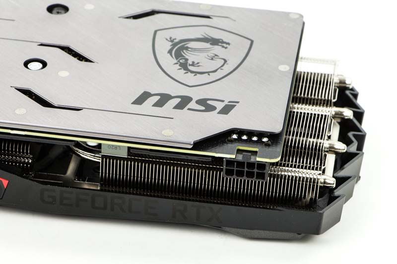 MSI RTX 2060 SUPER Gaming X 8GB - Złącze zasilania 8pin