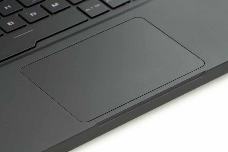 Asus ROG Zephyrus S GX502GV touchpad