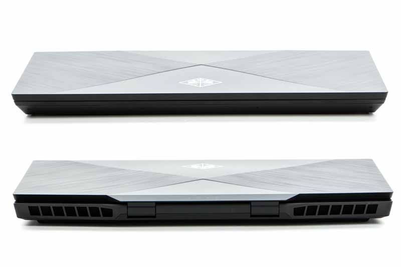 HP Omen 17 przód i tył
