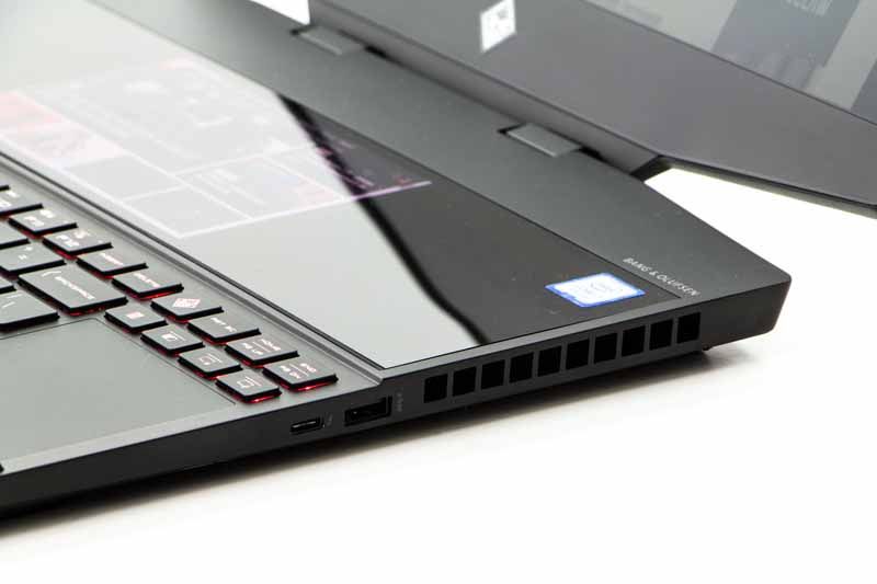HP Omen X 2s prawy bok