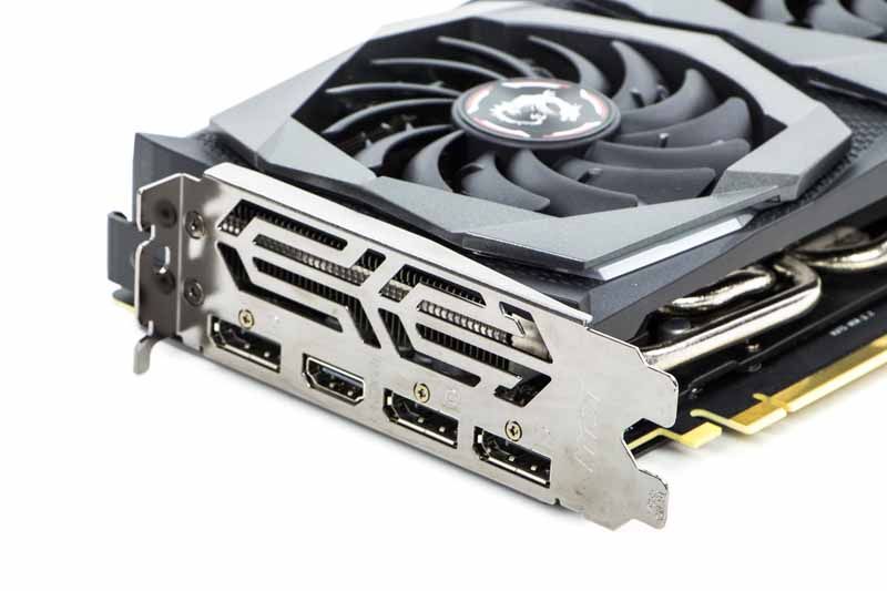 MSI GeForce GTX 1660 Super Gaming - porty