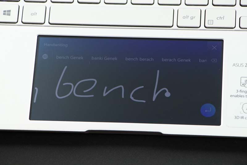 Screen Pad pisanie odręczne