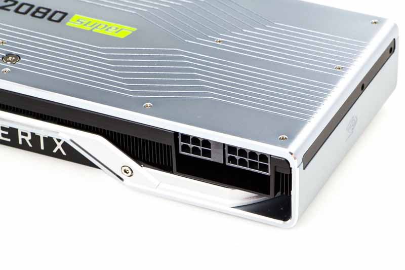 Nvidia GeForce RTX 2080 SUPER Founders Edition - gniazdka zasilania
