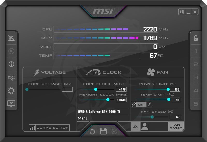 MSI GeForce RTX 3090Ti Suprim X - OC