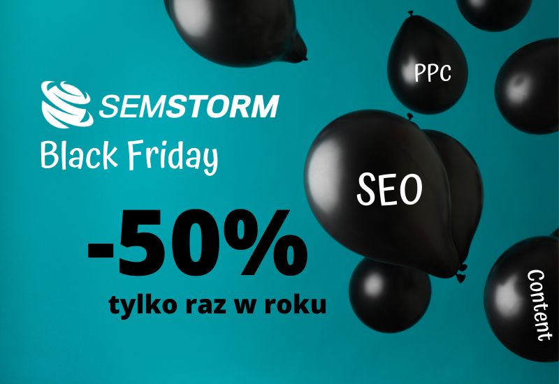 Semstorm oferta na Black Friday