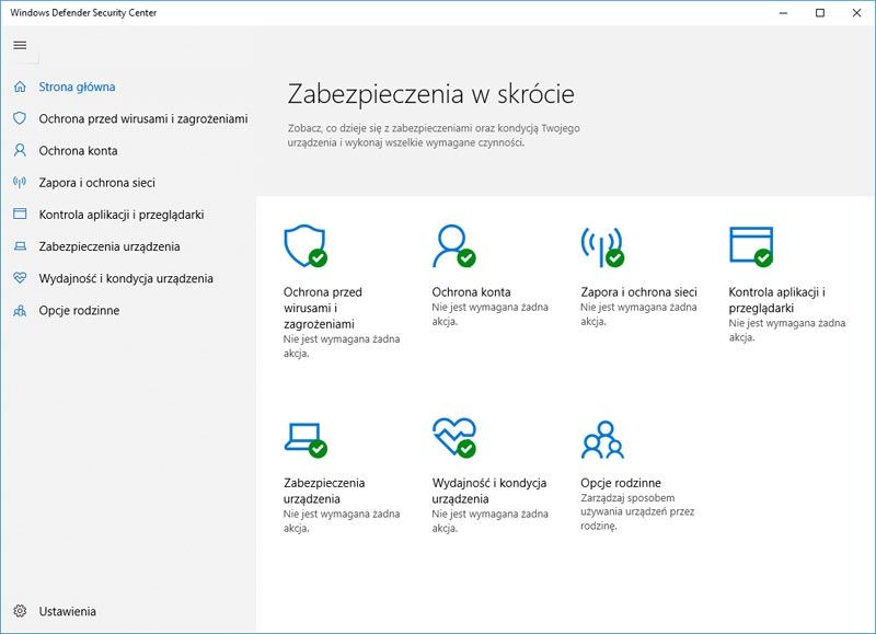 Windows Deffender Seciurity Center