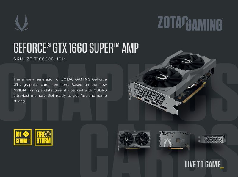 Zotac GeForce GTX 1660 SUPER AMP