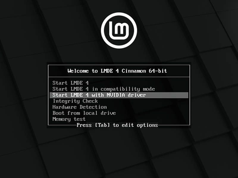 LMDE boot