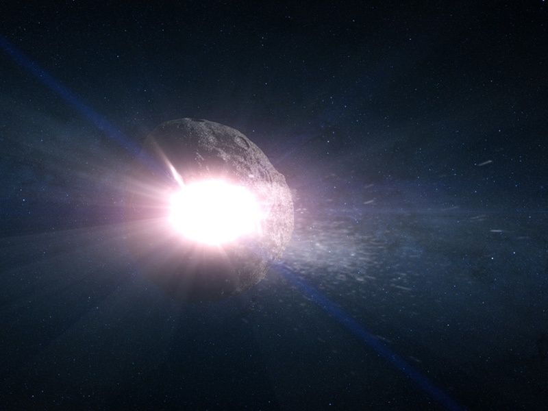 Zderzenie asteroidy