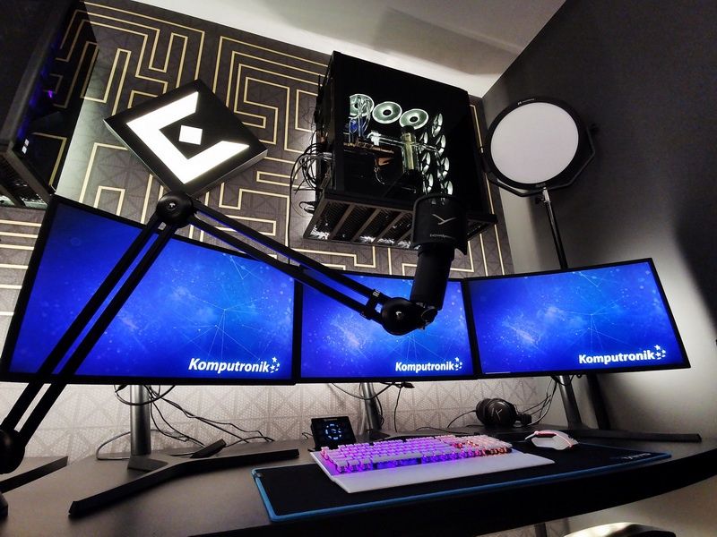 Komputronik Gaming Streaming House - stanowisko do streamingu