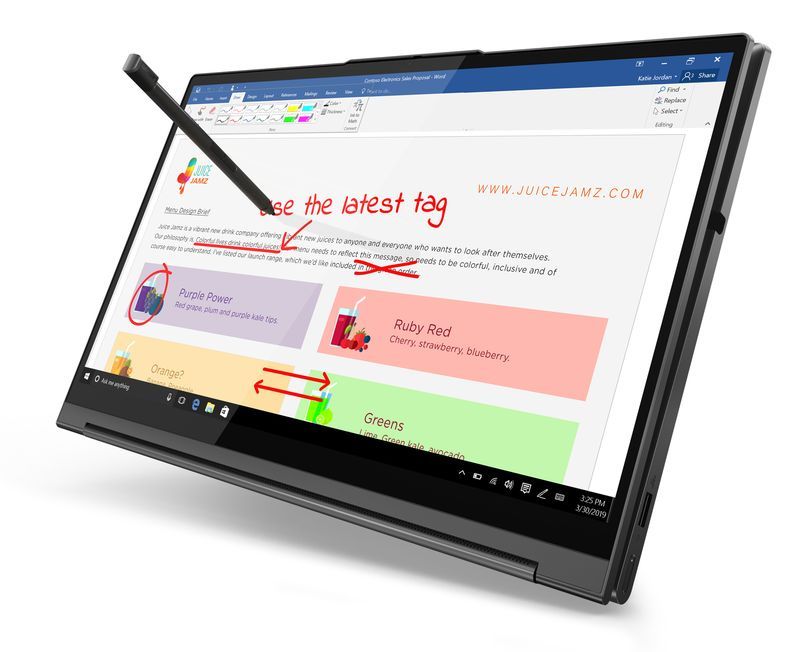 Lenovo Yoga C940 - wersja 15-calowa