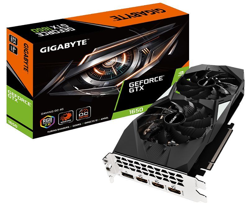 Gigabyte GeForce GTX 1650 Gaming OC 4G