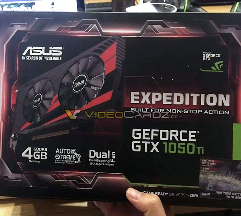 ASUS GeForce GTX 1050 Ti Expedition karta graficzna