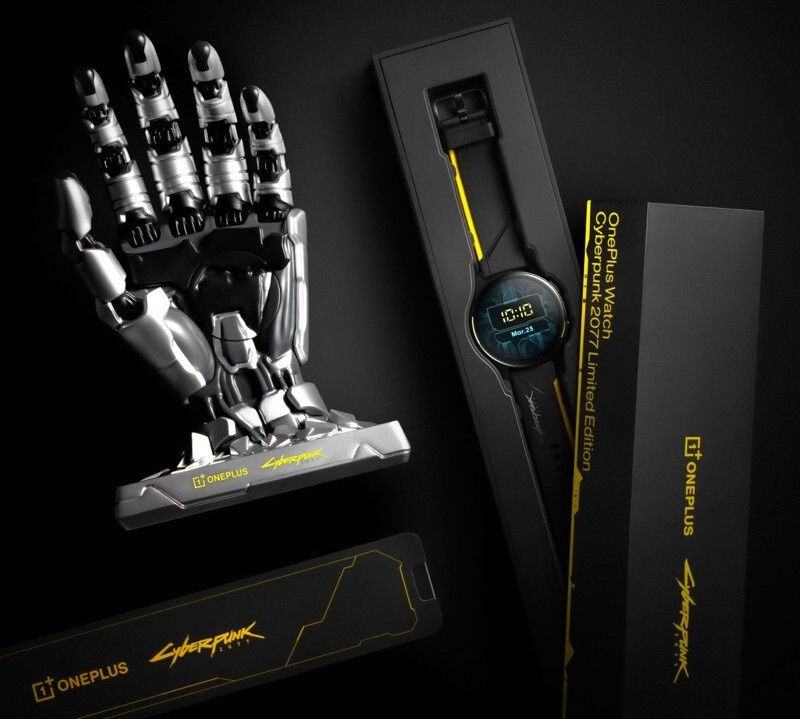 OnePlus Watch Cyberpunk 2077 Limited Edition zestaw